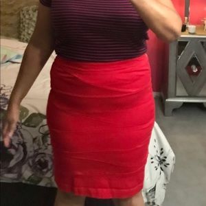 Lane Bryant | Red Mini Skirt